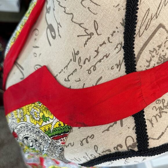 Tibi New York Sz 8 paisley Silk Dress Bright Colors Preppy Designer Resort Party - Picture 4 of 16